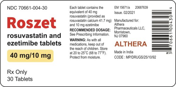 ROSZET (rosuvastatin/ezetimibe) supplier Cost Price India